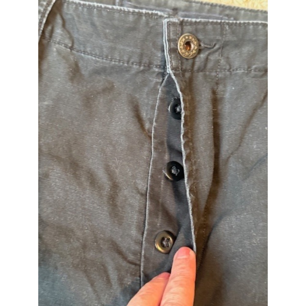 Polo Ralph Lauren Utility Surplus Chino Cargo Pants 34x32 Black 100% Cotton - Picture 3 of 8